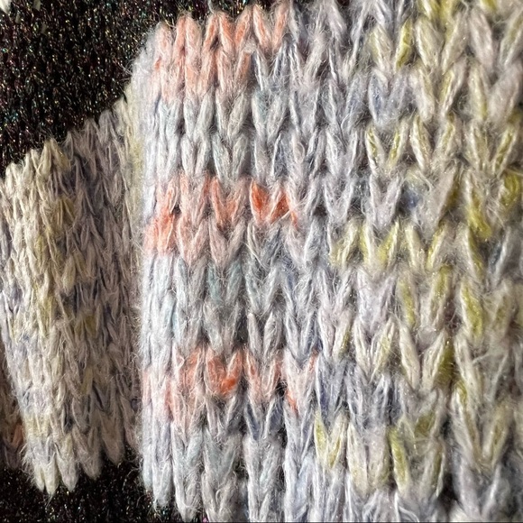 Heartloom Evereve Mariah Pullover Textured Stripe Oversized Knit Sweater Size S - Picture 9 of 12